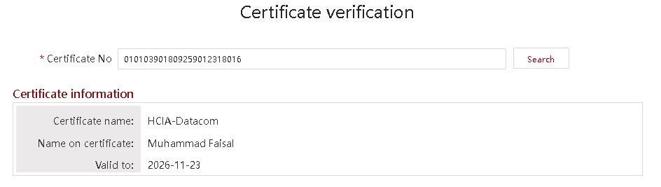 Verification